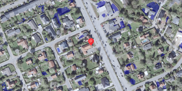 Ekstrem regn på Kongevejen 377, . , 2840 Holte