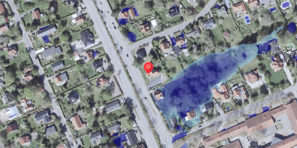 Ekstrem regn på Kongevejen 378, . , 2840 Holte