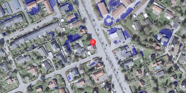 Ekstrem regn på Kongevejen 381, . , 2840 Holte