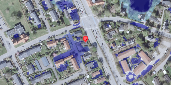 Ekstrem regn på Kongevejen 391, . , 2840 Holte