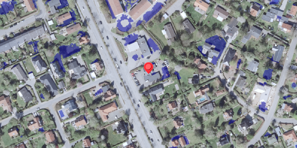 Ekstrem regn på Kongevejen 392, . , 2840 Holte