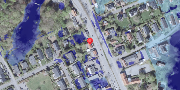 Ekstrem regn på Kongevejen 403, . , 2840 Holte