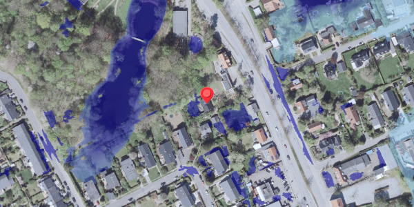 Ekstrem regn på Kongevejen 407, . , 2840 Holte