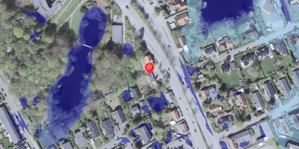 Ekstrem regn på Kongevejen 415, . , 2840 Holte