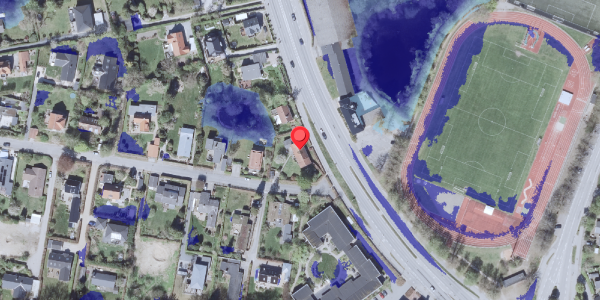 Ekstrem regn på Kongevejen 439, . , 2840 Holte