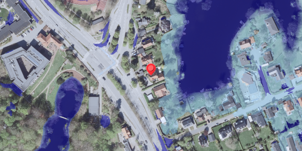 Ekstrem regn på Kongevejen 440, . , 2840 Holte