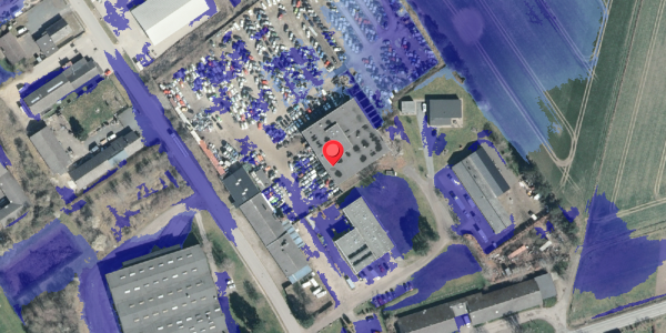 Ekstrem regn på Industrivej 2C, 4261 Dalmose