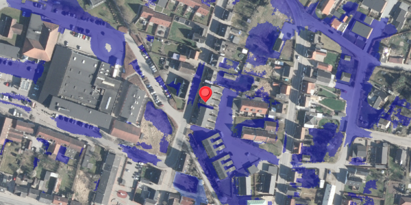 Ekstrem regn på Middelgade 19, 8963 Auning