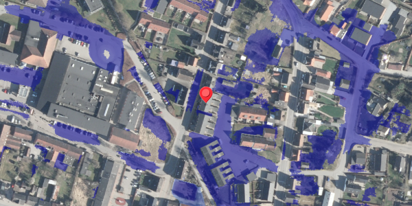 Ekstrem regn på Middelgade 21, 8963 Auning