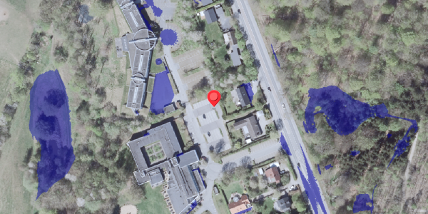 Ekstrem regn på Kongevejen 499, 2840 Holte