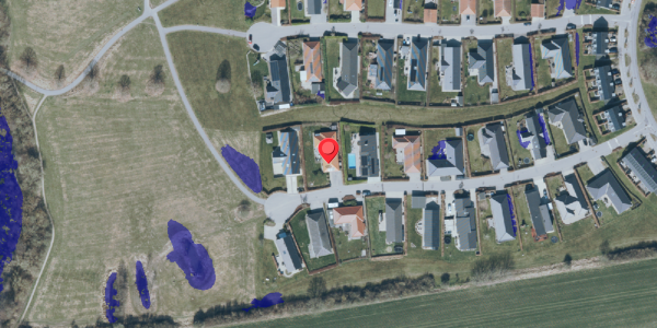 Ekstrem regn på Valmuemarken 14, . , 4140 Borup