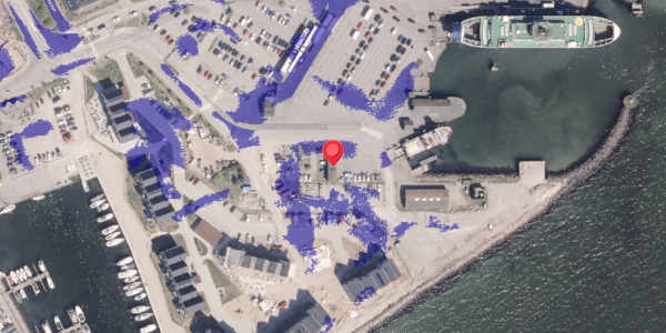 Ekstrem regn på Havnegade 4A, 8300 Odder