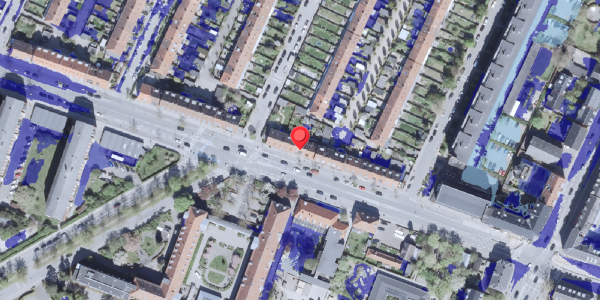 Ekstrem regn på Godthåbsvej 90, 2000 Frederiksberg