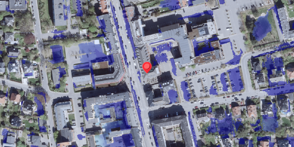 Ekstrem regn på Strandvejen 102A, 2900 Hellerup