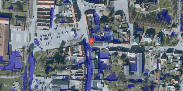 Ekstrem regn på Algade 32, 4660 Store Heddinge