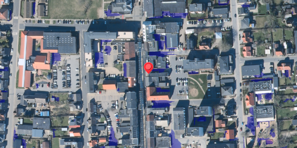 Ekstrem regn på Strøget 32, 7430 Ikast