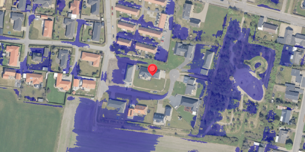 Ekstrem regn på Granly 51, 6760 Ribe