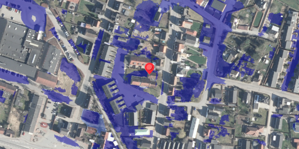 Ekstrem regn på Middelgade 6, 8963 Auning