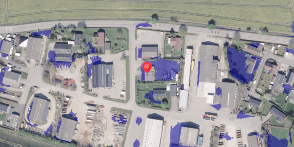 Ekstrem regn på Industritoften 3, 8660 Skanderborg