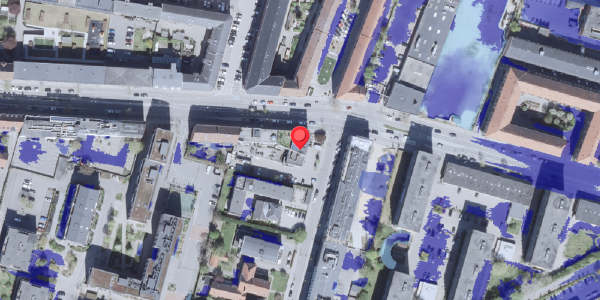 Ekstrem regn på Lindevangs Alle 15B, 2. th, 2000 Frederiksberg