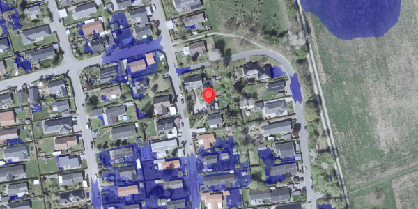Ekstrem regn på Byskovvej 34A, 2730 Herlev