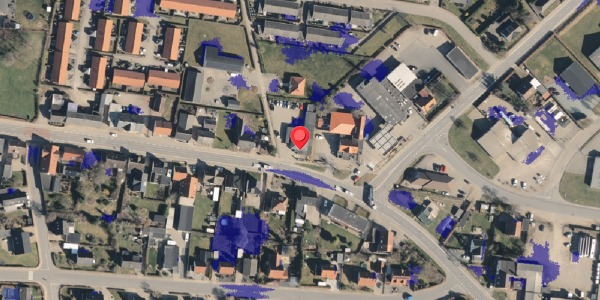 Ekstrem regn på Algade 4, 5683 Haarby