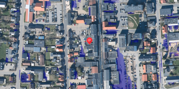 Ekstrem regn på Strøget 27D, 7430 Ikast