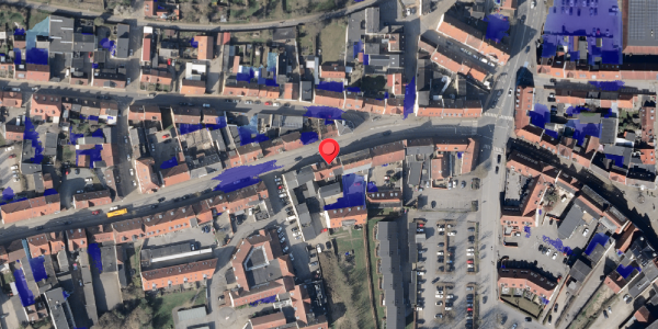 Ekstrem regn på Storegade 47, 6100 Haderslev