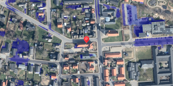 Ekstrem regn på Danmarksgade 1, 9870 Sindal