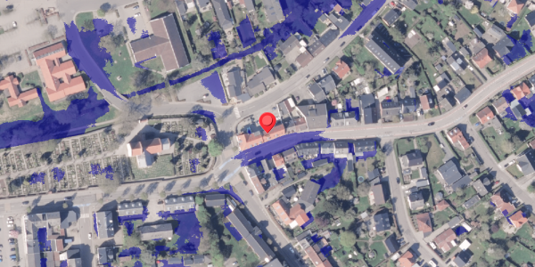 Ekstrem regn på Østergade 4, 8300 Odder