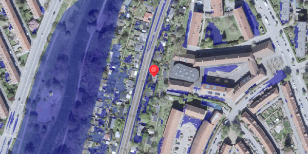 Ekstrem regn på Haven 12, 2000 Frederiksberg