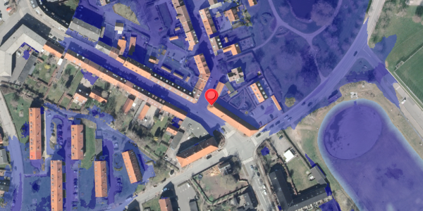 Ekstrem regn på Fruegade 49, . , 4200 Slagelse