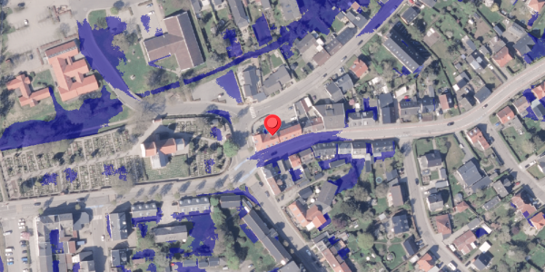 Ekstrem regn på Østergade 4A, 8300 Odder