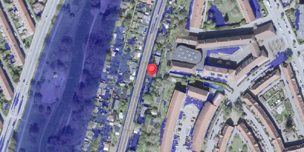 Ekstrem regn på Haven 13, 2000 Frederiksberg
