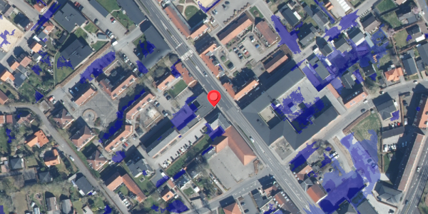 Ekstrem regn på Borgergade 45, 8600 Silkeborg