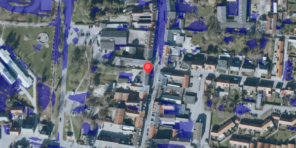 Ekstrem regn på Algade 17, 4660 Store Heddinge