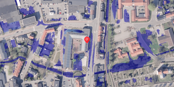 Ekstrem regn på Rådhusgade 3, 8300 Odder
