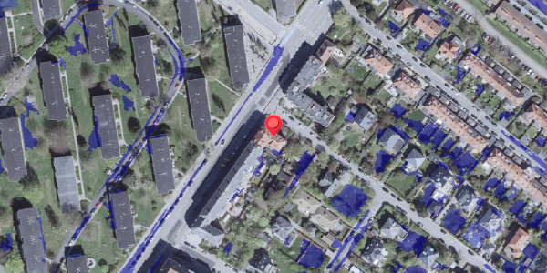 Ekstrem regn på Sigridsvej 2, 2900 Hellerup