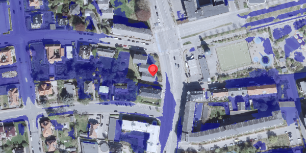 Ekstrem regn på Strandvejen 101, 2900 Hellerup