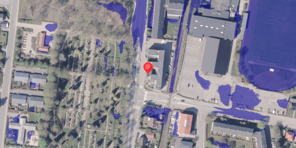 Ekstrem regn på Rådhusgade 54C, 8300 Odder