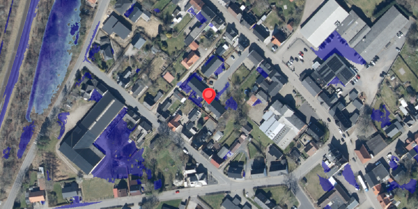 Ekstrem regn på Borgergade 25B, 7323 Give