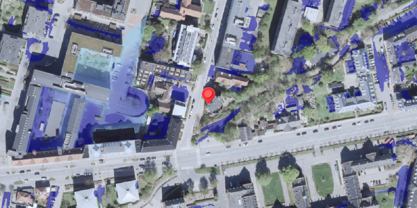 Ekstrem regn på Lindevangs Alle 2, . , 2000 Frederiksberg