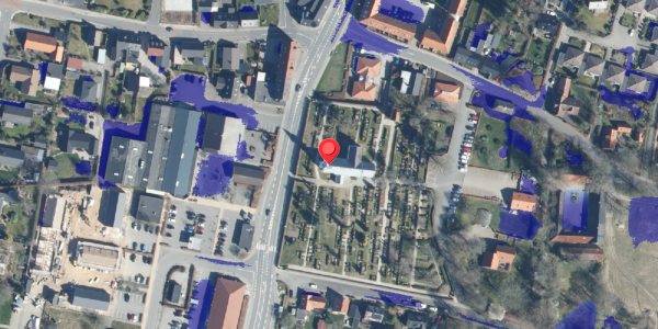 Ekstrem regn på Silkeborgvej 23, 8653 Them