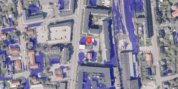 Ekstrem regn på Banegårdsgade 21, 8300 Odder