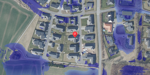 Ekstrem regn på Thoruplund 26, 8600 Silkeborg
