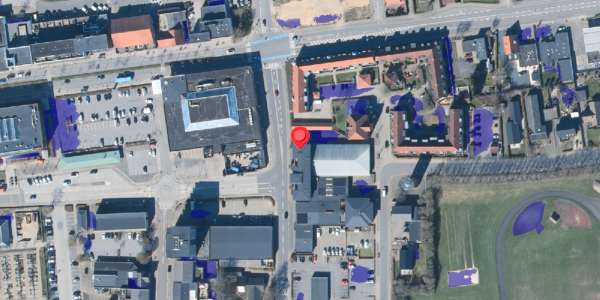 Ekstrem regn på Danmarksgade 1, 7430 Ikast
