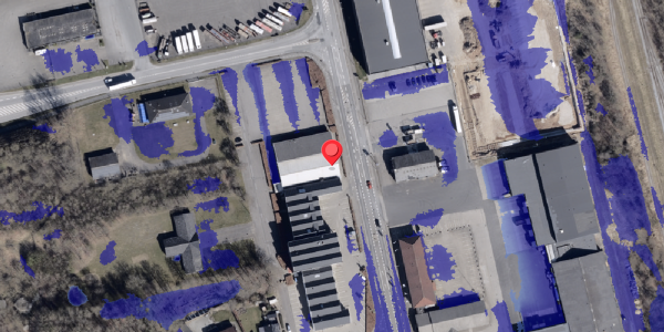 Ekstrem regn på Industrivej 1, 6330 Padborg