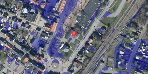 Ekstrem regn på Jernbanegade 3, 6580 Vamdrup