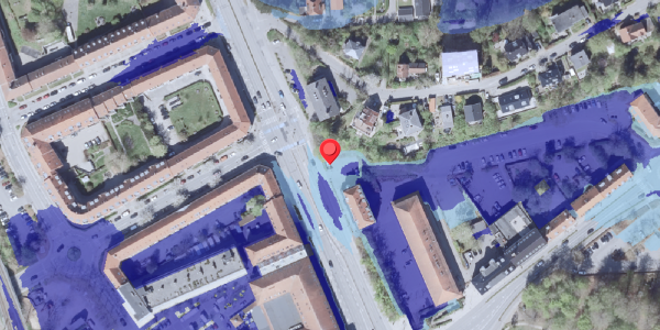 Ekstrem regn på Kongevejen 344, . , 2840 Holte