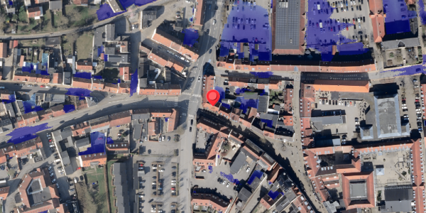 Ekstrem regn på Storegade 30, 6100 Haderslev